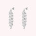 Boucles d'oreilles pendantes MINUIT - Argenté - Boucles d'oreilles  | Agatha