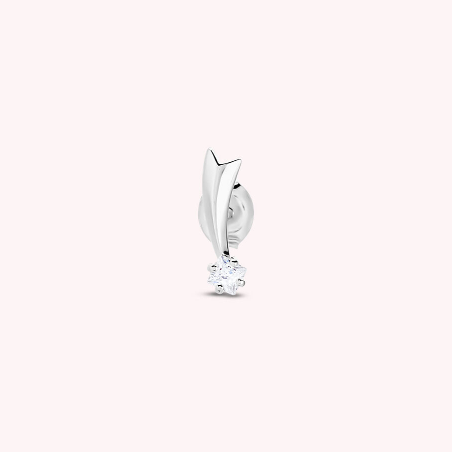 Piercing puce FILANTE - Cristal / Argenté - Piercings  | Agatha