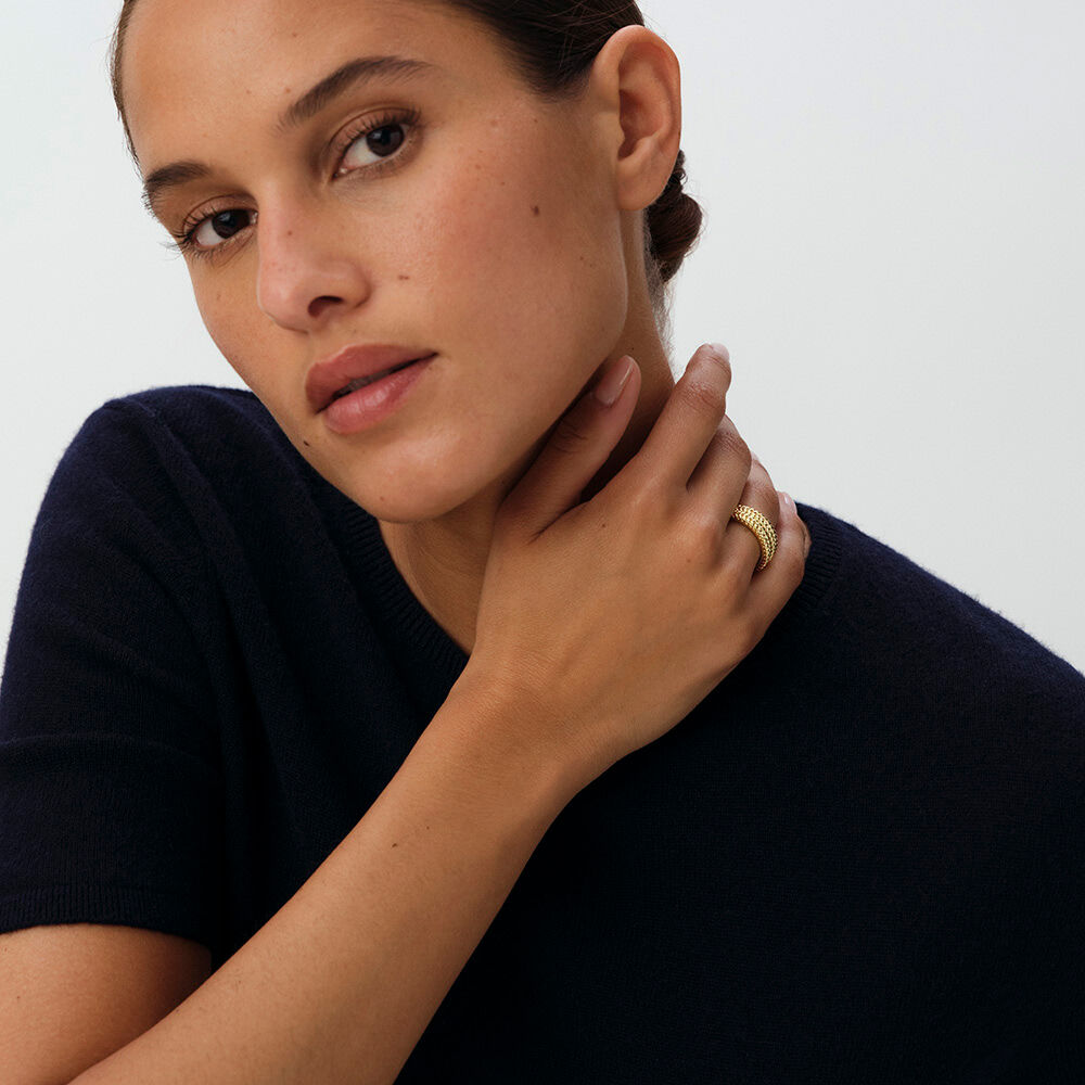 Bague fine TUILERIE - Dor&eacute; - Bagues fines  | Agatha