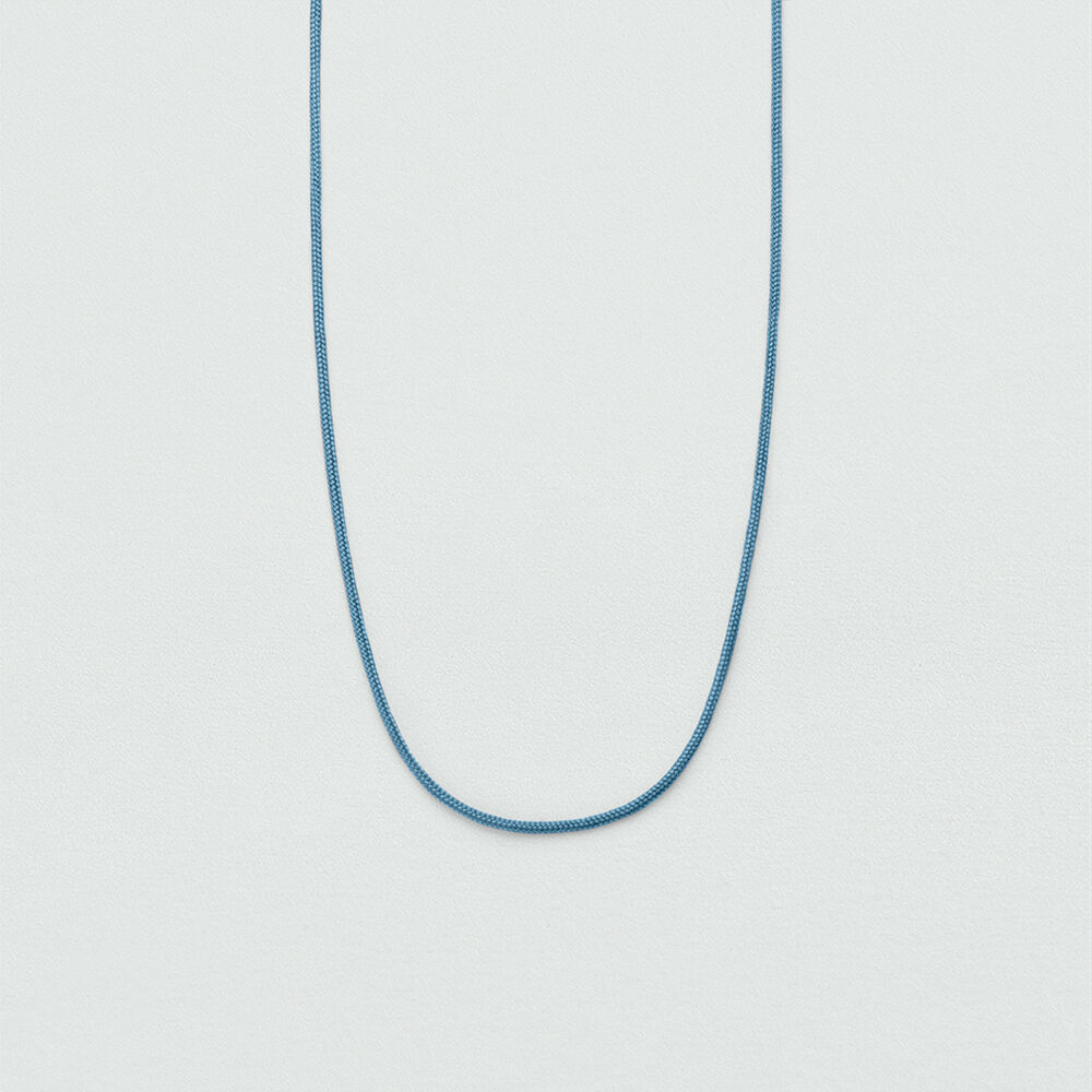 Collier ras du cou CORDON TALISMANS - Bleu / Argent&eacute; - Colliers ras du cou  | Agatha