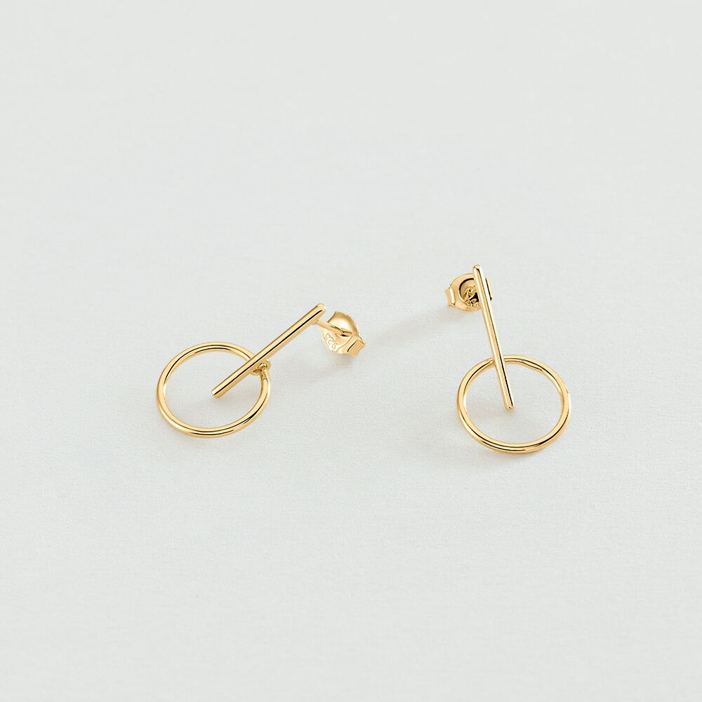 Boucles d'oreilles pendantes PHILRING - Doré - Boucles d'oreilles fantaisies  | Agatha