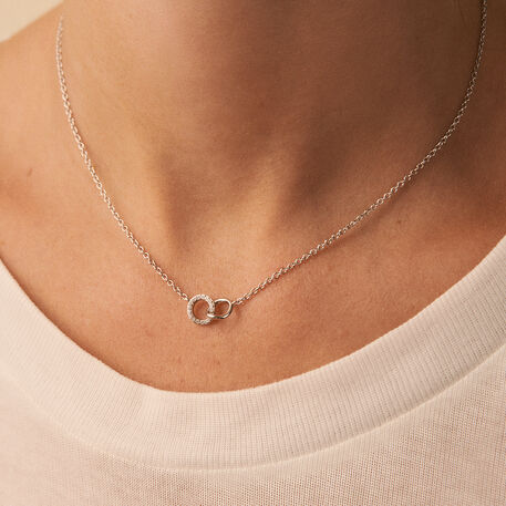 Collier ras du cou RONDOU - Cristal / Argenté - Colliers  | Agatha