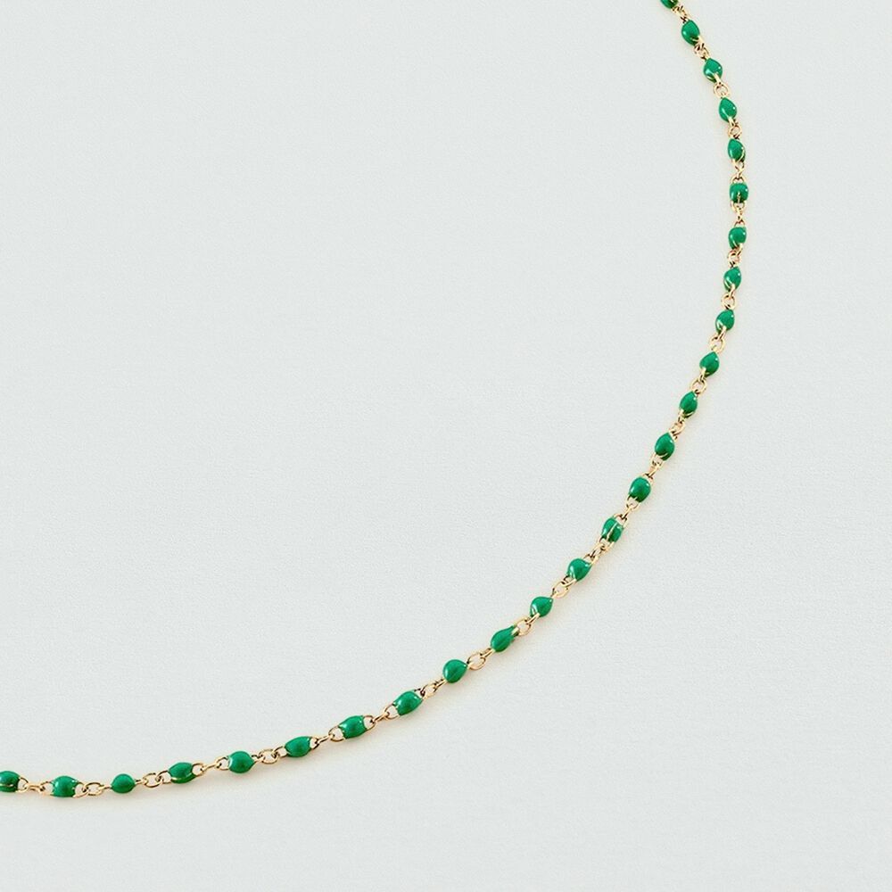 Collier ras du cou SMARTY - Vert / Doré - Colliers fantaisie  | Agatha