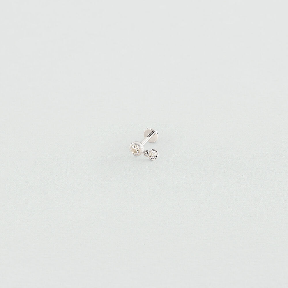 Piercing Hélix & Tragus MIX& MATCH - Cristal / Argenté - Piercing Hélix & Tragus  | Agatha