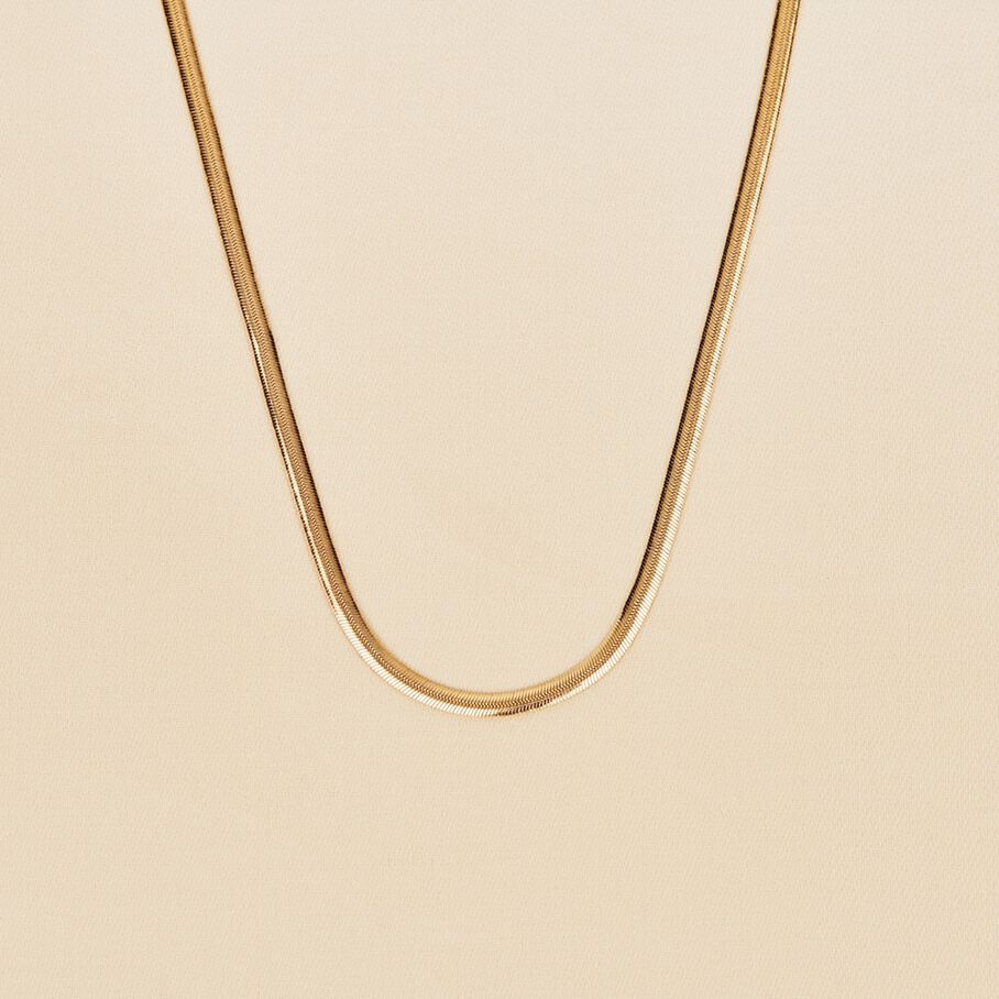 Collier ras du cou EFFLEURE - Doré - Colliers  | Agatha