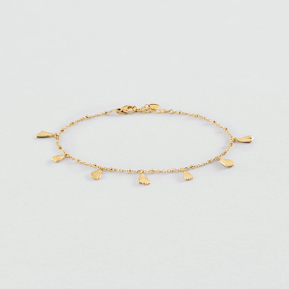 Cha&icirc;ne de cheville CASSIS - Dor&eacute; - Cha&icirc;nes de cheville  | Agatha