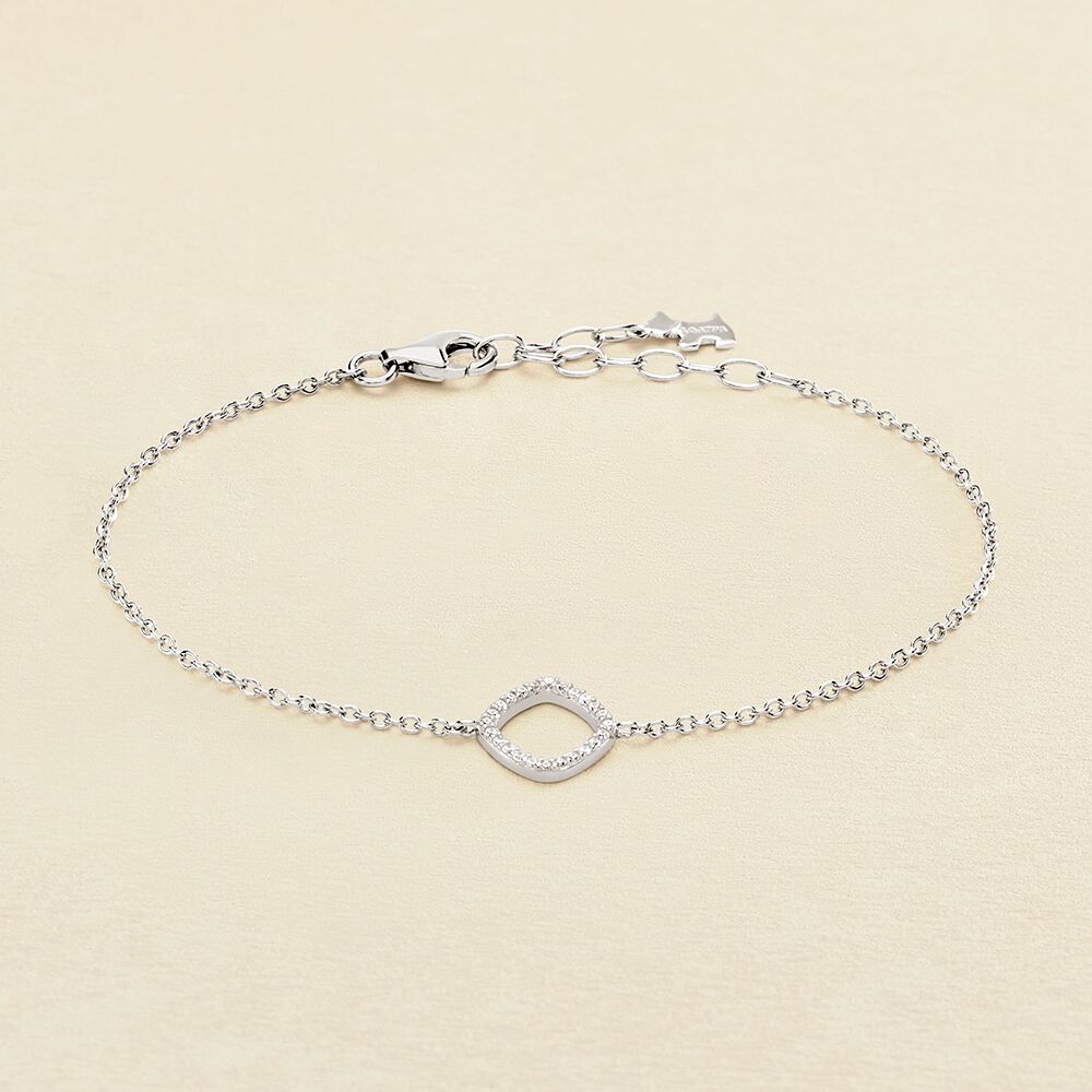 Bracelet souple SISSI - Cristal / Argenté - Bracelets  | Agatha