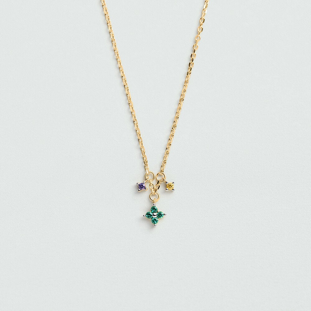 Collier ras du cou BELOVED - Multicolore / Doré - Colliers fantaisie  | Agatha