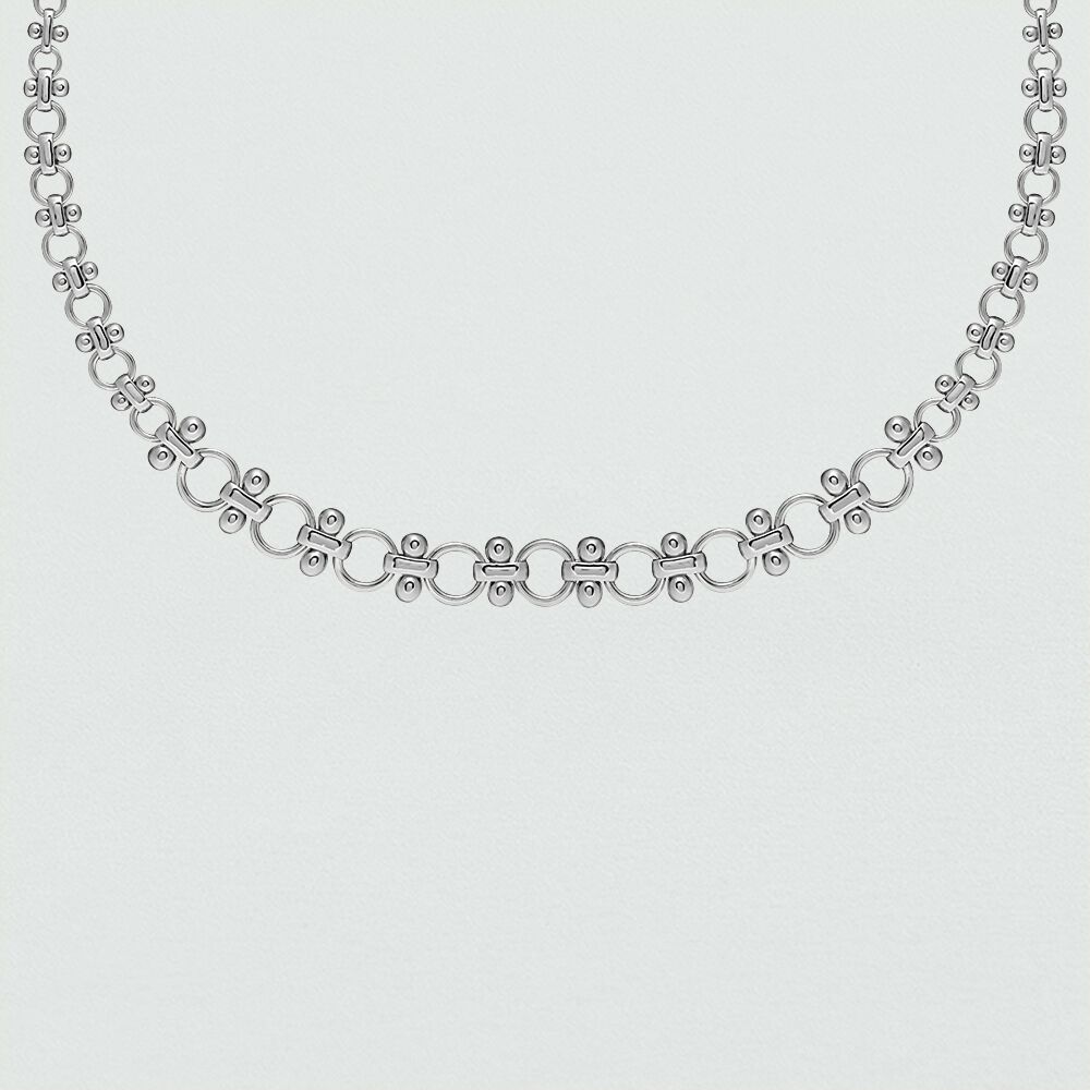 Collier mi-long CHAIN - Argenté - Colliers mi-long  | Agatha