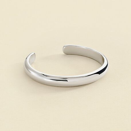 Jonc LEO - Argenté - Bracelets  | Agatha