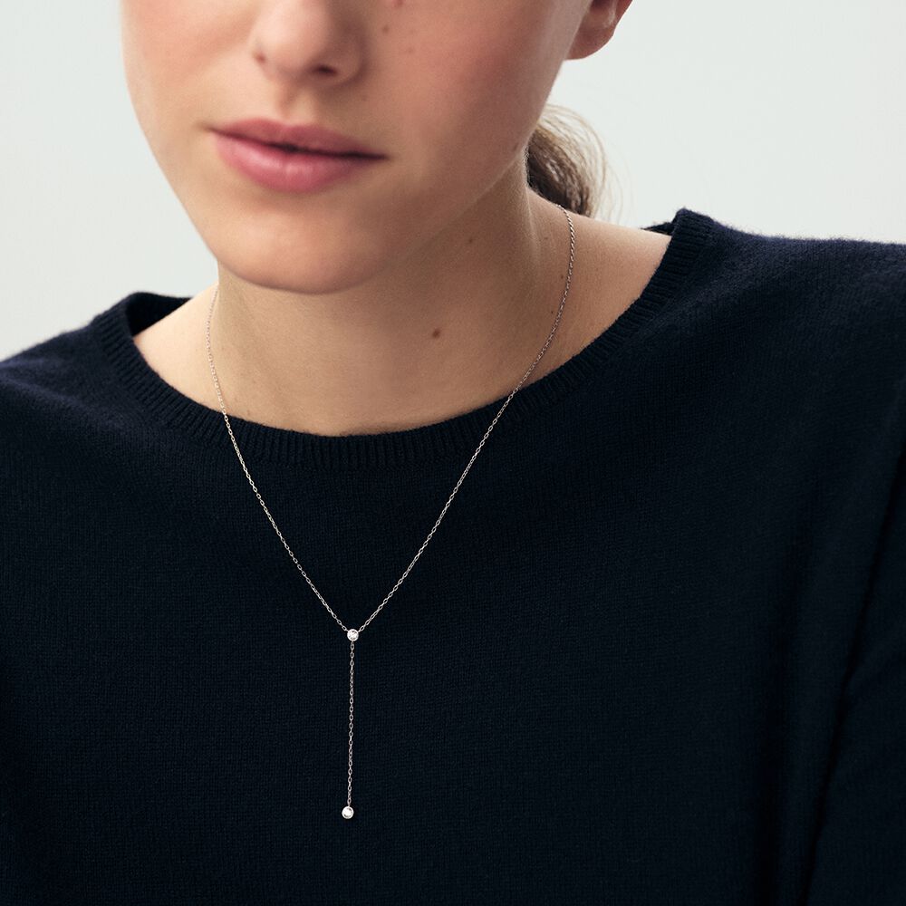 Collier ras du cou BRILLANT - Cristal / Argent&eacute; - Colliers fantaisie  | Agatha