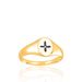 Bague fine SIGNET - Cristal / Doré - Bagues  | Agatha
