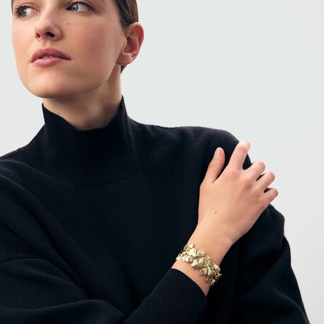 Manchette GOLDEN - Doré - Bracelets  | Agatha