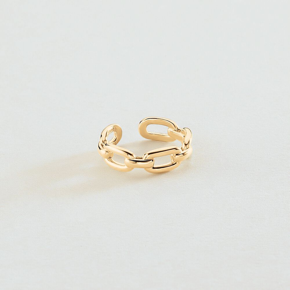 Bague ajustable CHAIN - Doré - Bagues ajustables  | Agatha