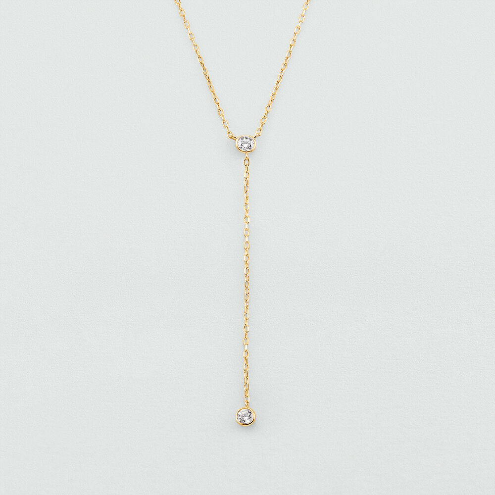 Collier ras du cou BRILLANT - Cristal / Doré - Colliers fantaisie  | Agatha