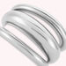 Bague large TRIJONC - Argenté - Bagues  | Agatha
