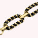 Bracelet souple SESHA - Noir / Doré - Bracelets  | Agatha