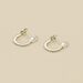 Créoles SNAKY - Cristal / Argenté - Boucles d'oreilles  | Agatha