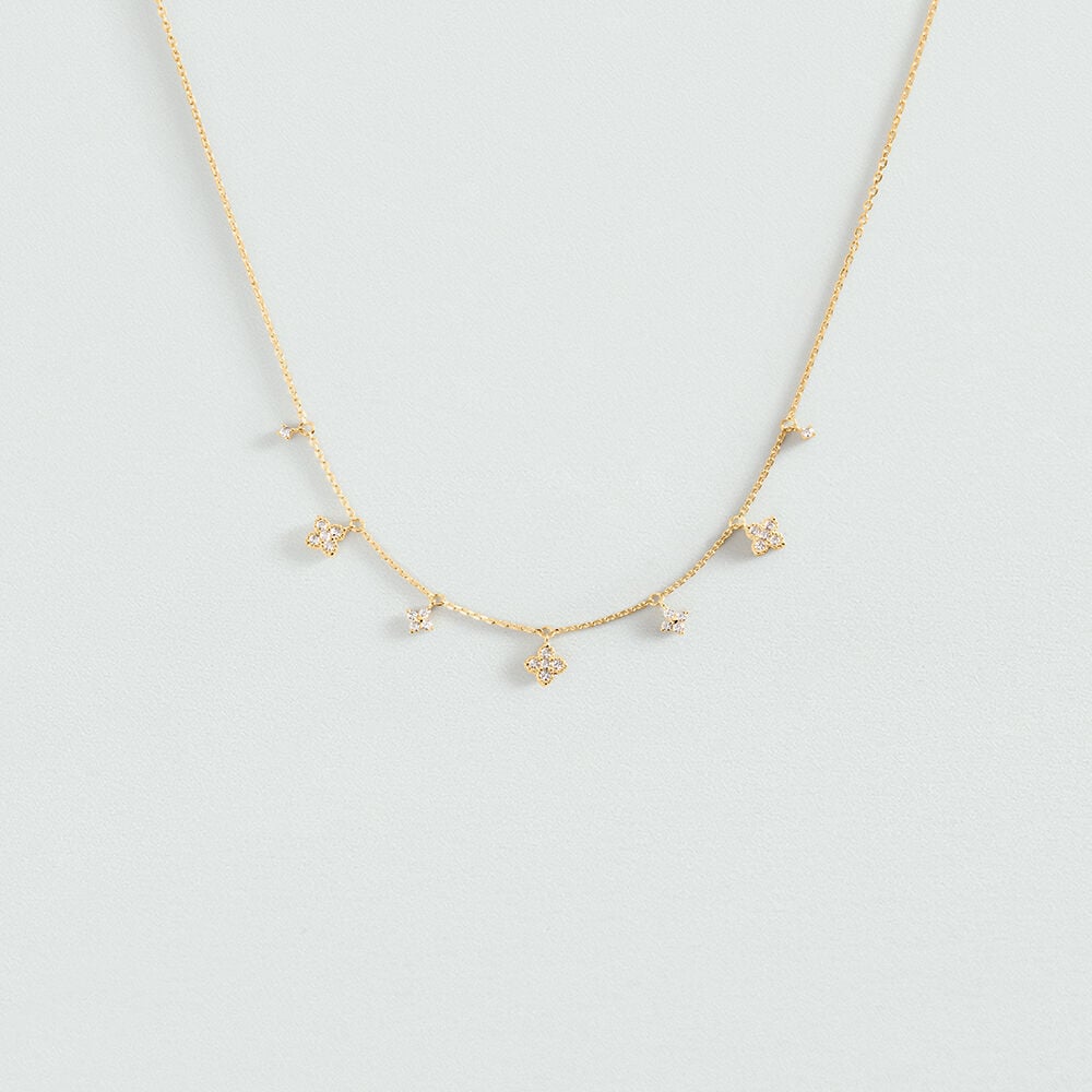 Collier ras du cou BELOVED - Cristal / Dor&eacute; - Colliers ras du cou  | Agatha