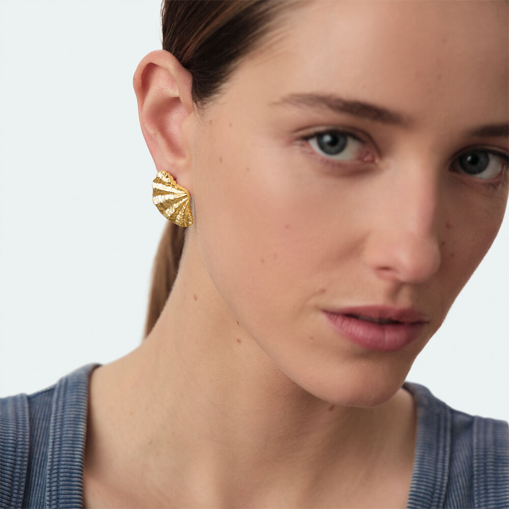 Boucles d'oreilles pendantes CALYPSO - Dor&eacute; - Boucles d'oreilles pendantes  | Agatha