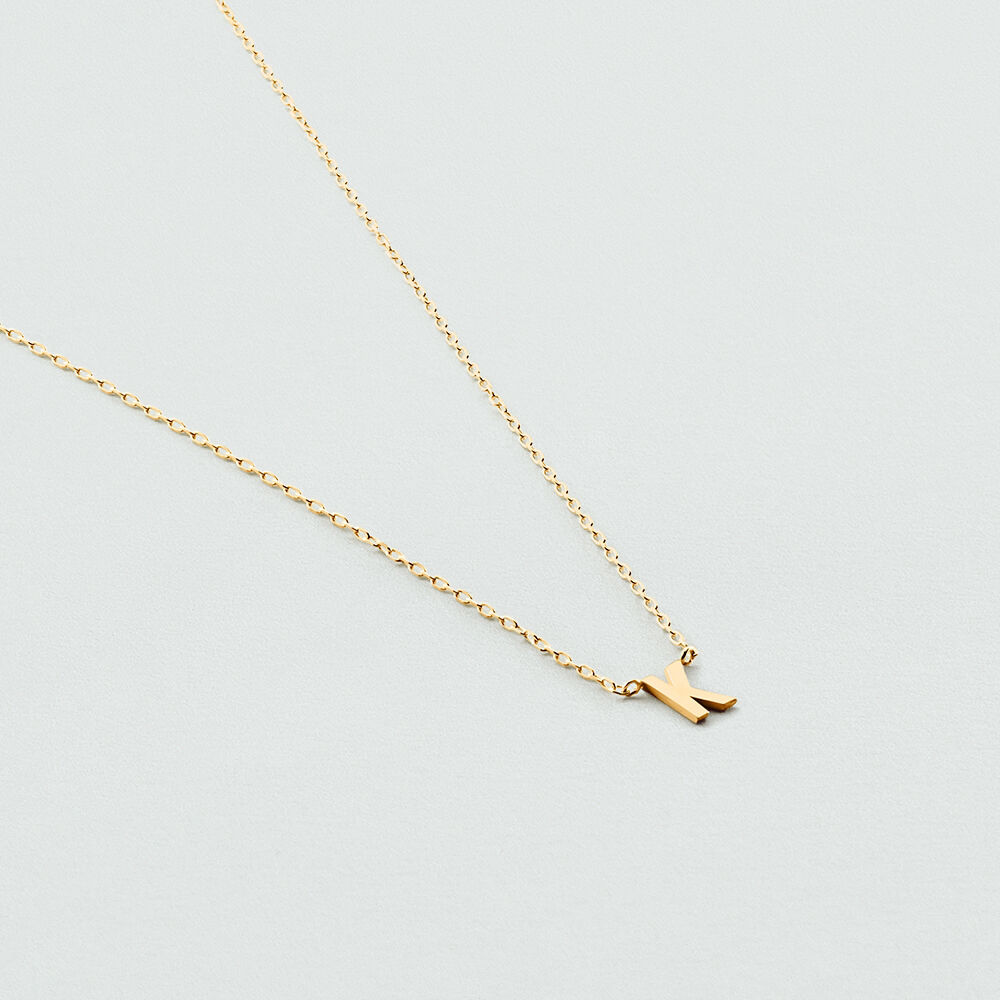 Collier ras du cou ABC - Dor&eacute; - Colliers fantaisie  | Agatha