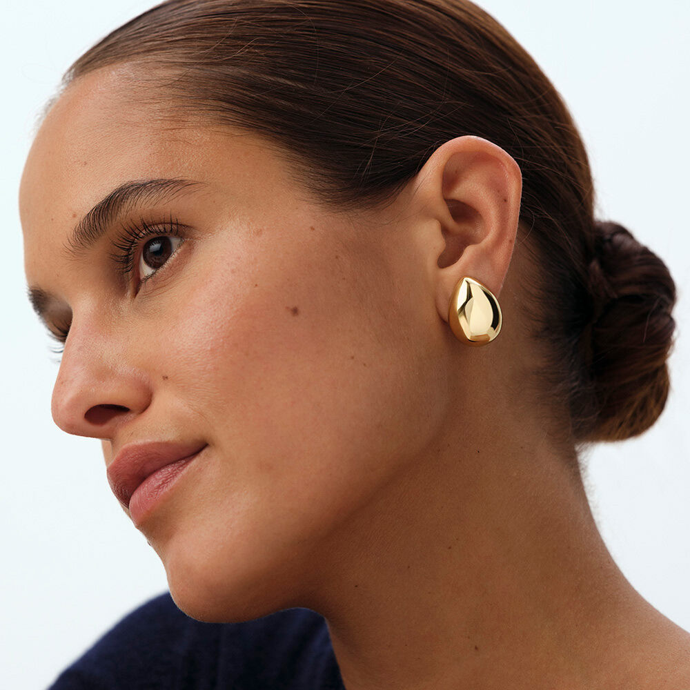 Boucles d'oreilles clips TURENNE - Doré - Boucles d'oreilles clips  | Agatha