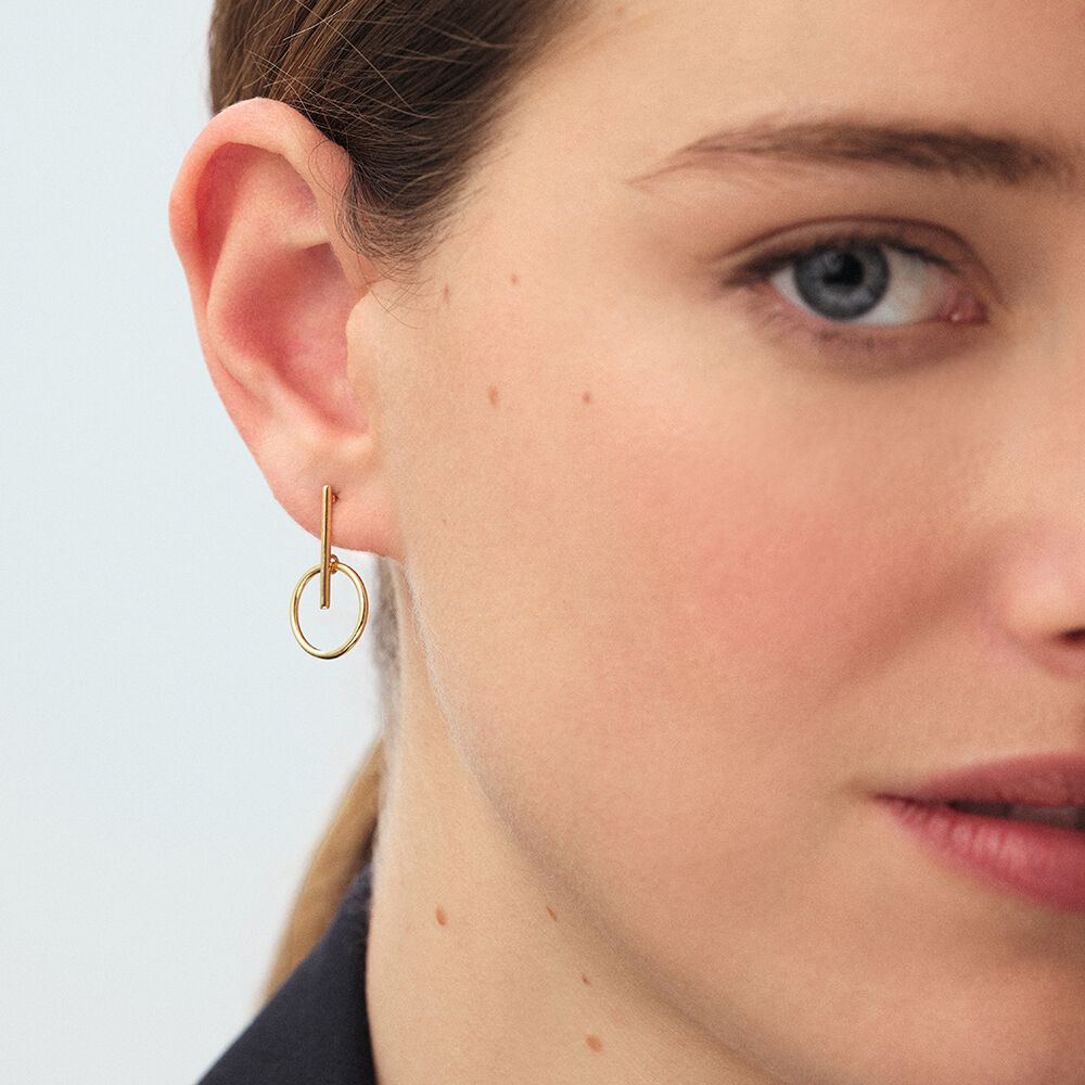 Boucles d'oreilles pendantes PHILRING - Dor&eacute; - Boucles d'oreilles fantaisies  | Agatha