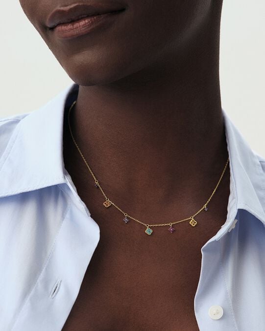 Collier ras du cou BELOVED - Multicolore / Doré - Colliers fantaisie  | Agatha Collier ras du cou BELOVED - Multicolore / Doré - Colliers fantaisie  | Agatha