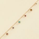 Bracelet souple BELOVED - Multicolore / Doré - Bracelets  | Agatha