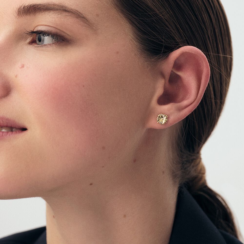 Boucles d'oreilles puces BLOSSOM - Doré - Boucles d'oreilles puces  | Agatha