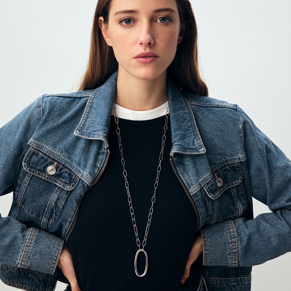 Sautoir CHAIN - Argenté - Colliers fantaisie  | Agatha