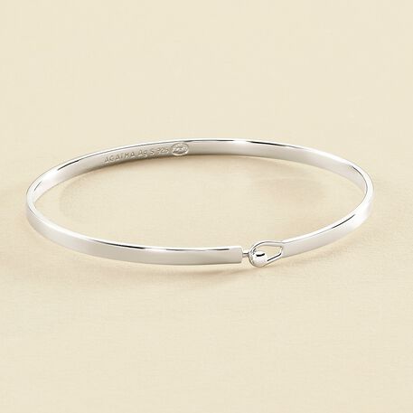 Jonc BANGLE - Argenté - Bracelets  | Agatha