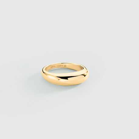 Bague fine LEO - Doré - Bagues  | Agatha