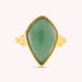 Bague fine MOON - Aventurine - Bagues  | Agatha