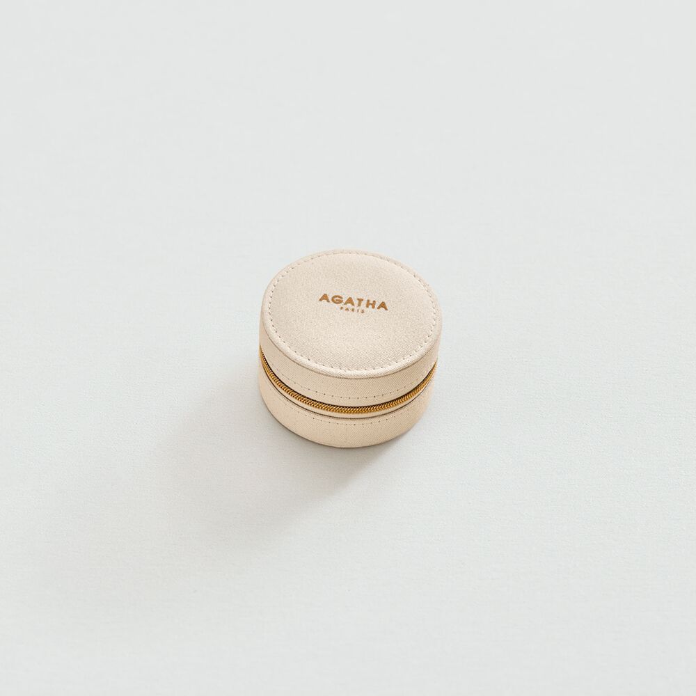 Boite &agrave; bijoux Bo&icirc;te &agrave; bijoux - Beige / Dor&eacute; - Accessoires bijoux  | Agatha