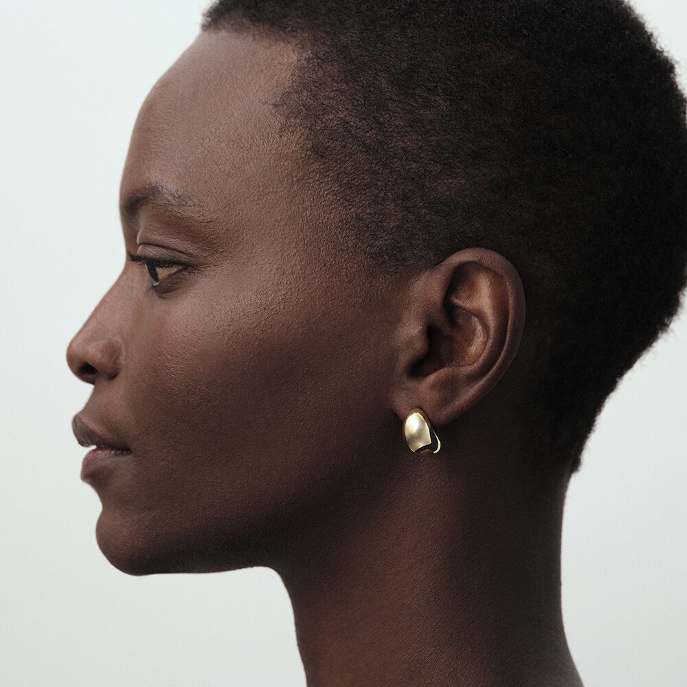 Créoles LEA - Doré - Boucles d'oreilles fantaisies  | Agatha