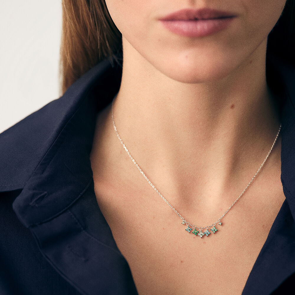 Collier ras du cou BELOVED - Multicolore / Argent&eacute; - Colliers fantaisie  | Agatha