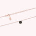 Collier ras du cou GLORIA - Noir / Rose - Colliers  | Agatha