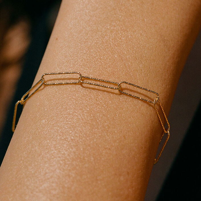 Bracelet Argent Dore Singapour