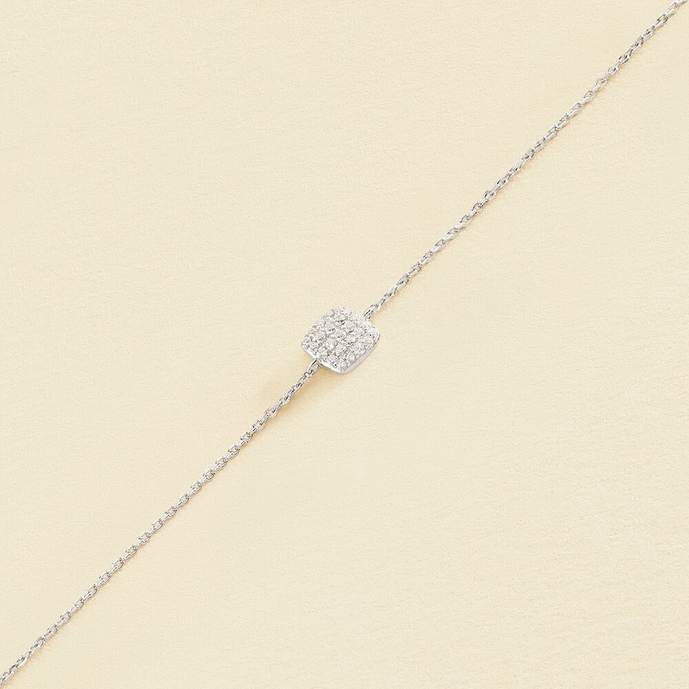 Bracelet souple GLORIA - Cristal / Argenté - Bracelets  | Agatha