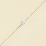Bracelet souple GLORIA - Cristal / Argenté - Bracelets  | Agatha