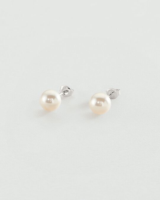 Boucles d'oreilles puces PERLYS - Perle / Argenté - Boucles d'oreilles puces  | Agatha Boucles d'oreilles puces PERLYS - Perle / Argenté - Boucles d'oreilles puces  | Agatha