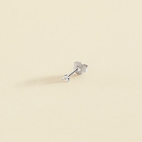 Piercing puce MINPUNTA - Cristal / Argenté - Piercings  | Agatha