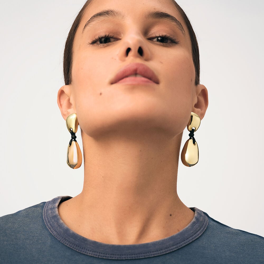 Boucles d'oreilles pendantes ODYSSEE - Doré - Boucles d'oreilles pendantes  | Agatha