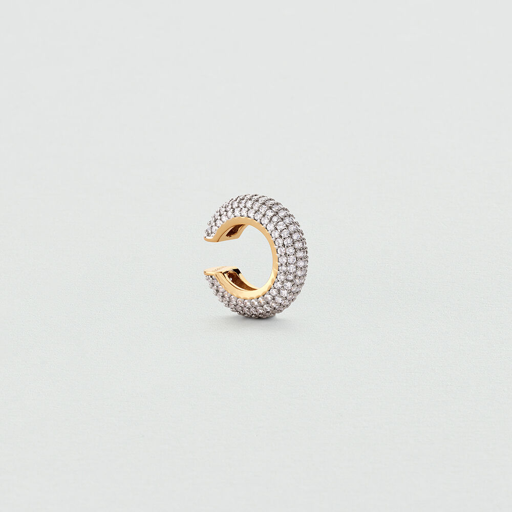 Piercing ear cuff RIVOLI - Cristal / Dor&eacute; - Piercings  | Agatha