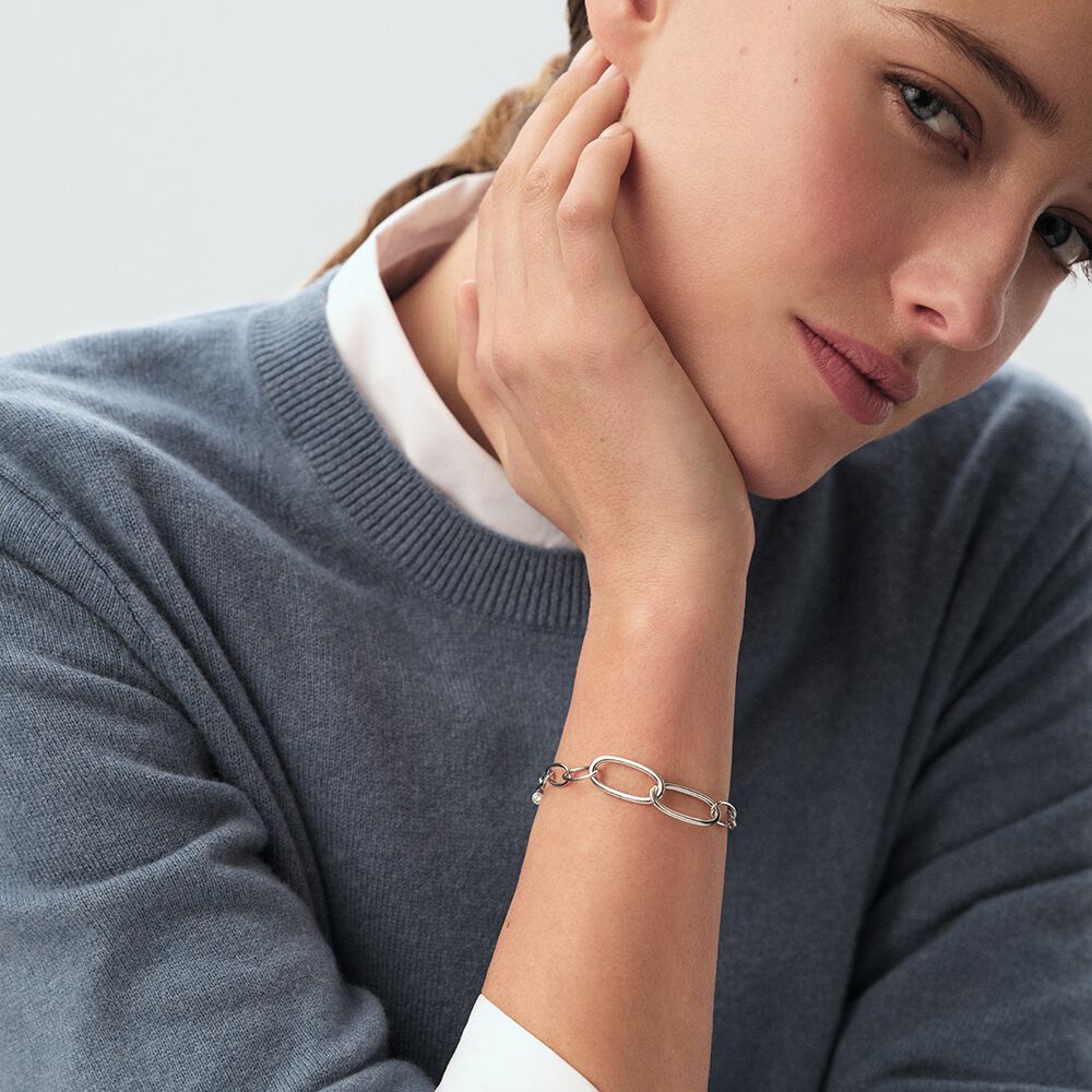 Bracelet souple CHAIN - Argenté - Bracelets fantaisie  | Agatha
