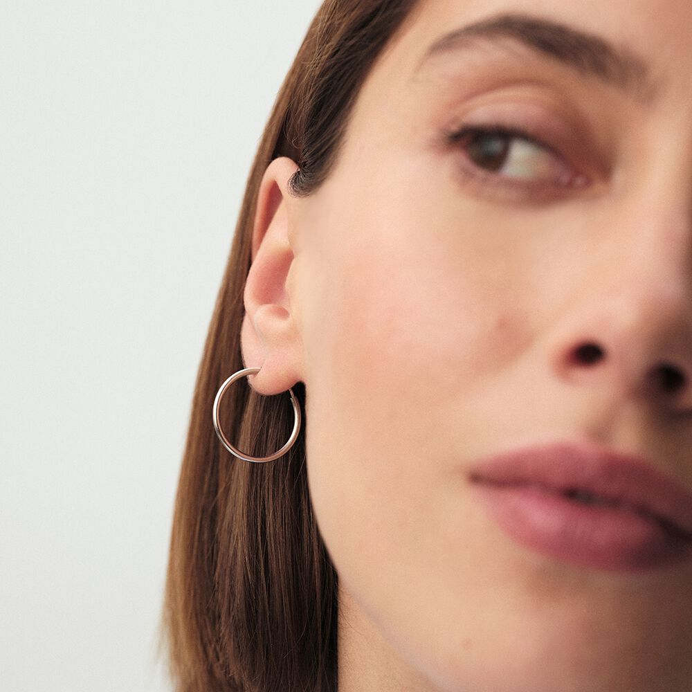 Créoles CREOLA - Argenté - Boucles d'oreilles fantaisies  | Agatha