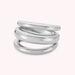 Bague large TRIJONC - Argenté - Bagues  | Agatha