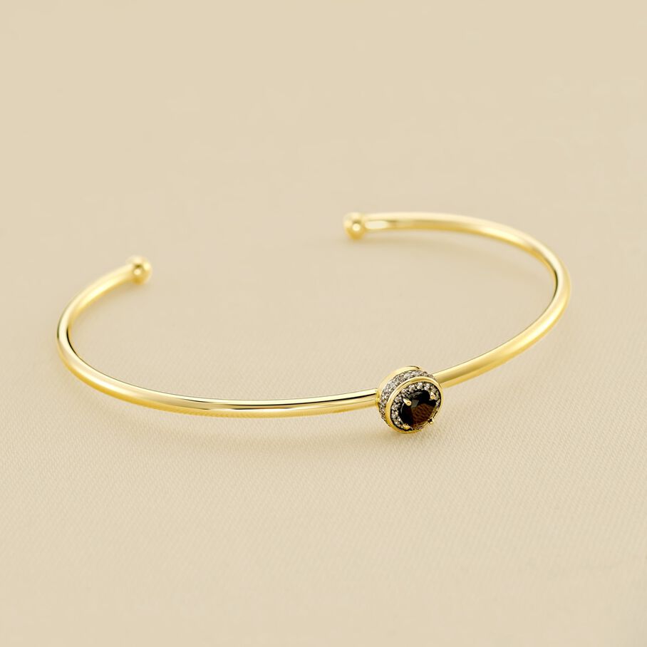 Jonc IMPERIAL - Noir / Doré - Bracelets  | Agatha