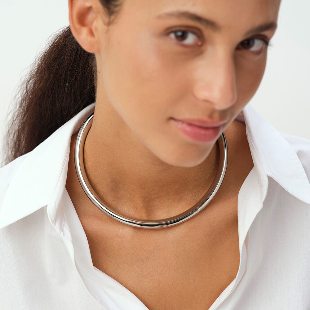 Choker GRAND PALAIS - Argent&eacute; - Colliers  | Agatha